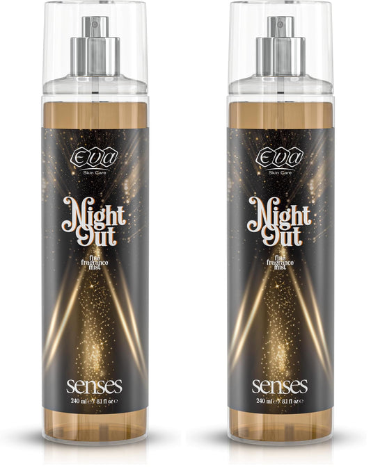 Eva Skin Care Senses body splash -Night Out 240ml (Pack of 2)