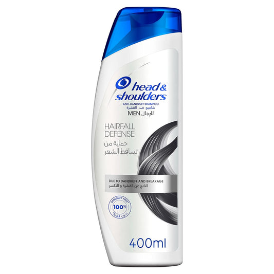 Head & Shoulders Hairfall Defense Anti-Dandruff Shampoo For Men 400ml