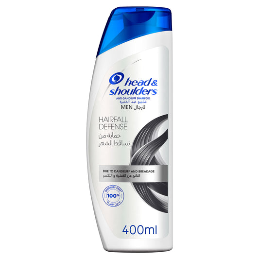 Head & Shoulders Hairfall Defense Anti-Dandruff Shampoo For Men 400ml