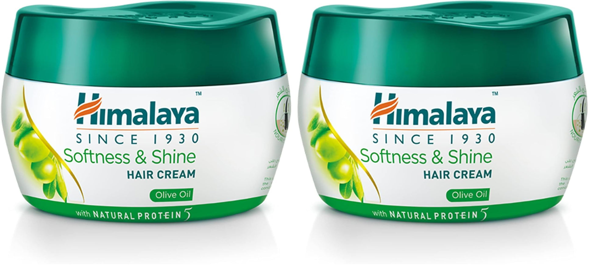 Himalaya Since 1930 Soft and Shine Herbals Protein Hair Cream, 210 ml (Pack of 2)