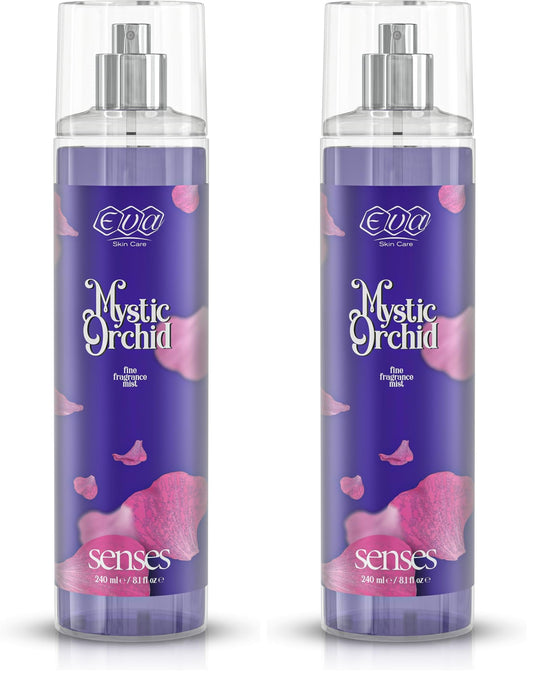 Eva Skin Care Senses body splash -Mystic Orchid 240ml (Pack of 2)