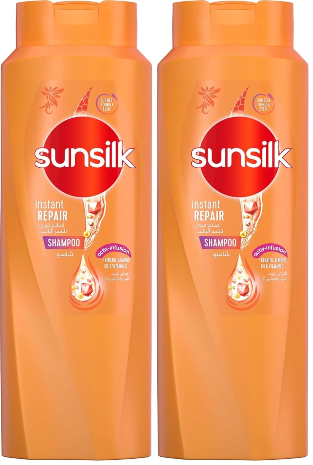 Sunsilk Shampoo Instant Restore 600ML (Pack of 2)