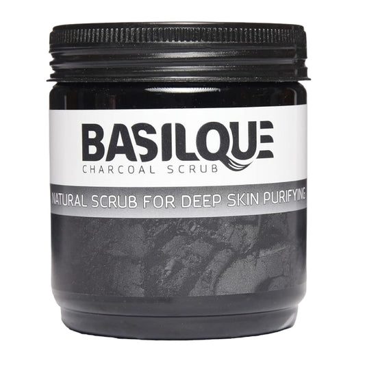 Melano Pharma Basilque charcoal face scrub, 300 gm
