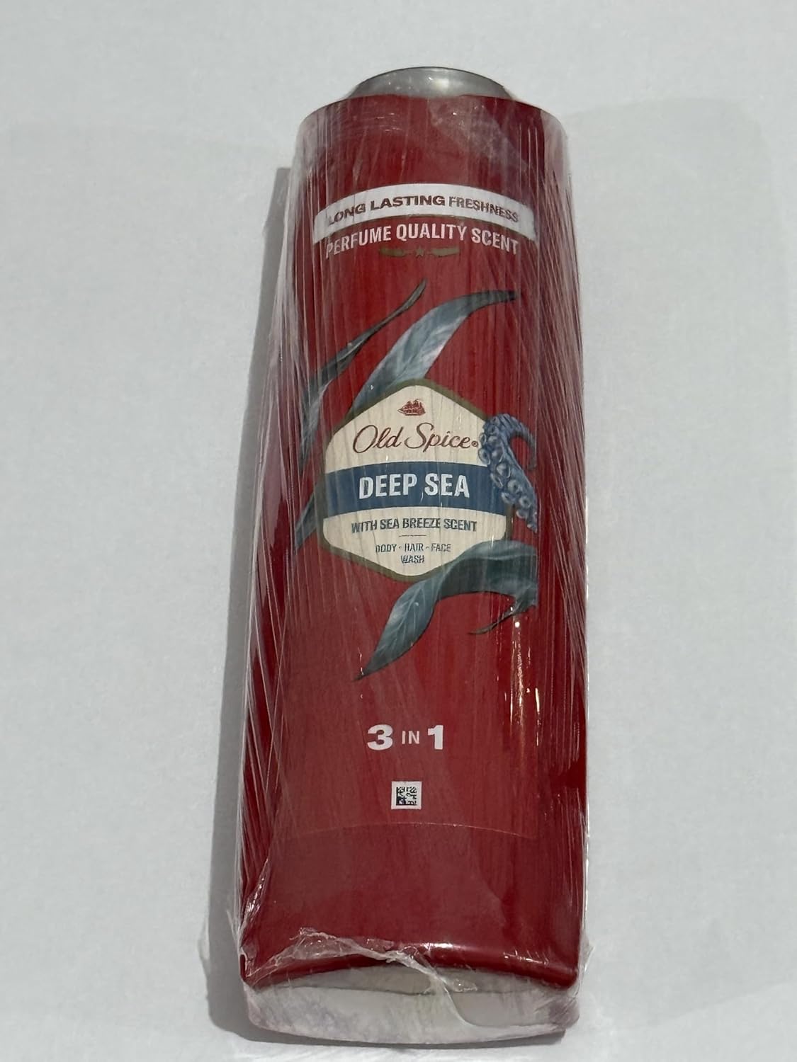 Old Spice Deep Sea Shower Gel and Shampoo for Men 400 ml, 3-in-1 Body Hair Facial Cleansing, Long Lasting Fresh