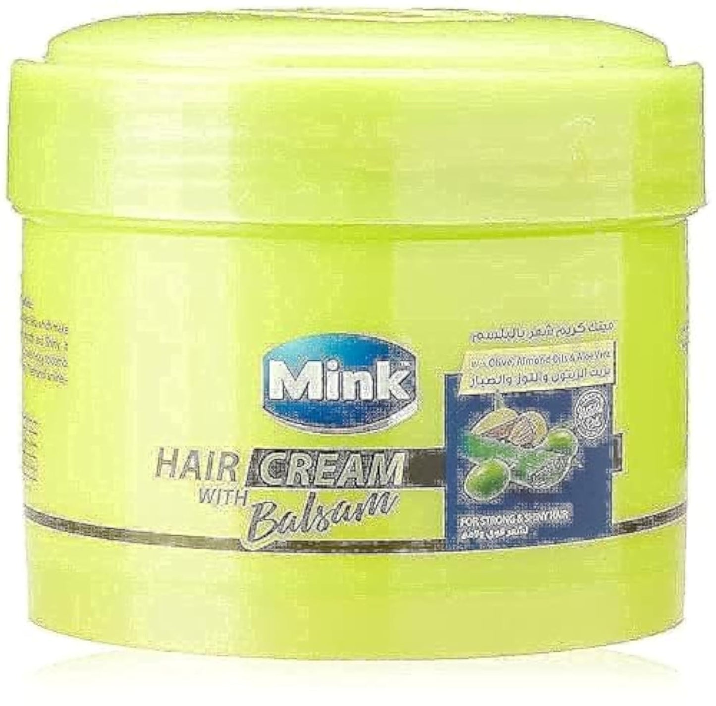 Mink Hair Cream with Balsam, Olive, Almond Oils and Aloe Vera - 200 ml