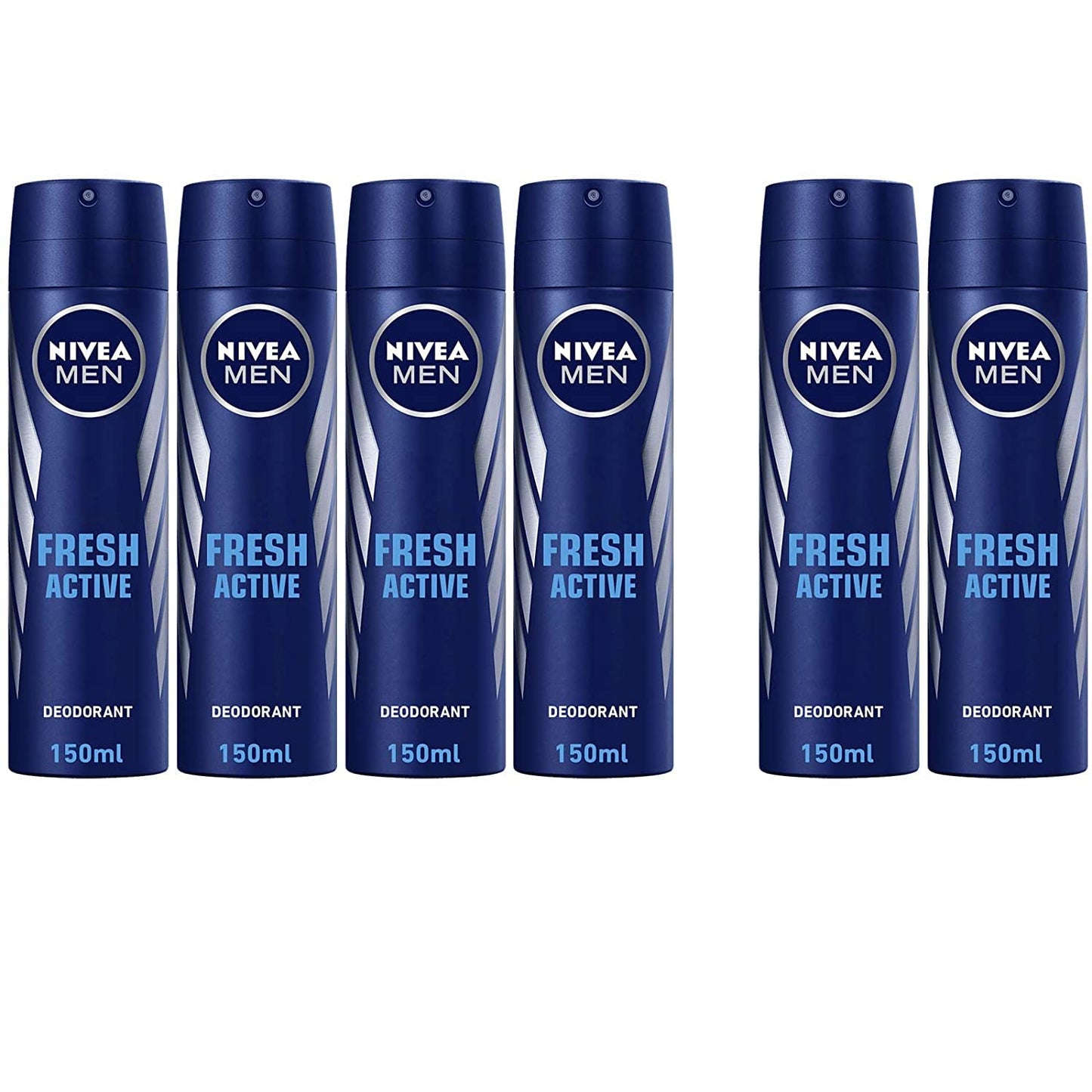 NIVEA MEN NNIVEA, MEN, Deodorant, Fresh Active, Spray, 150ml 4+2 free
