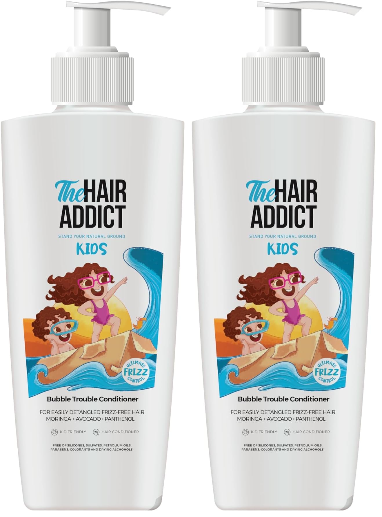The Hair Addict Bubble Trouble Conditioner 250Ml (Pack of 2)