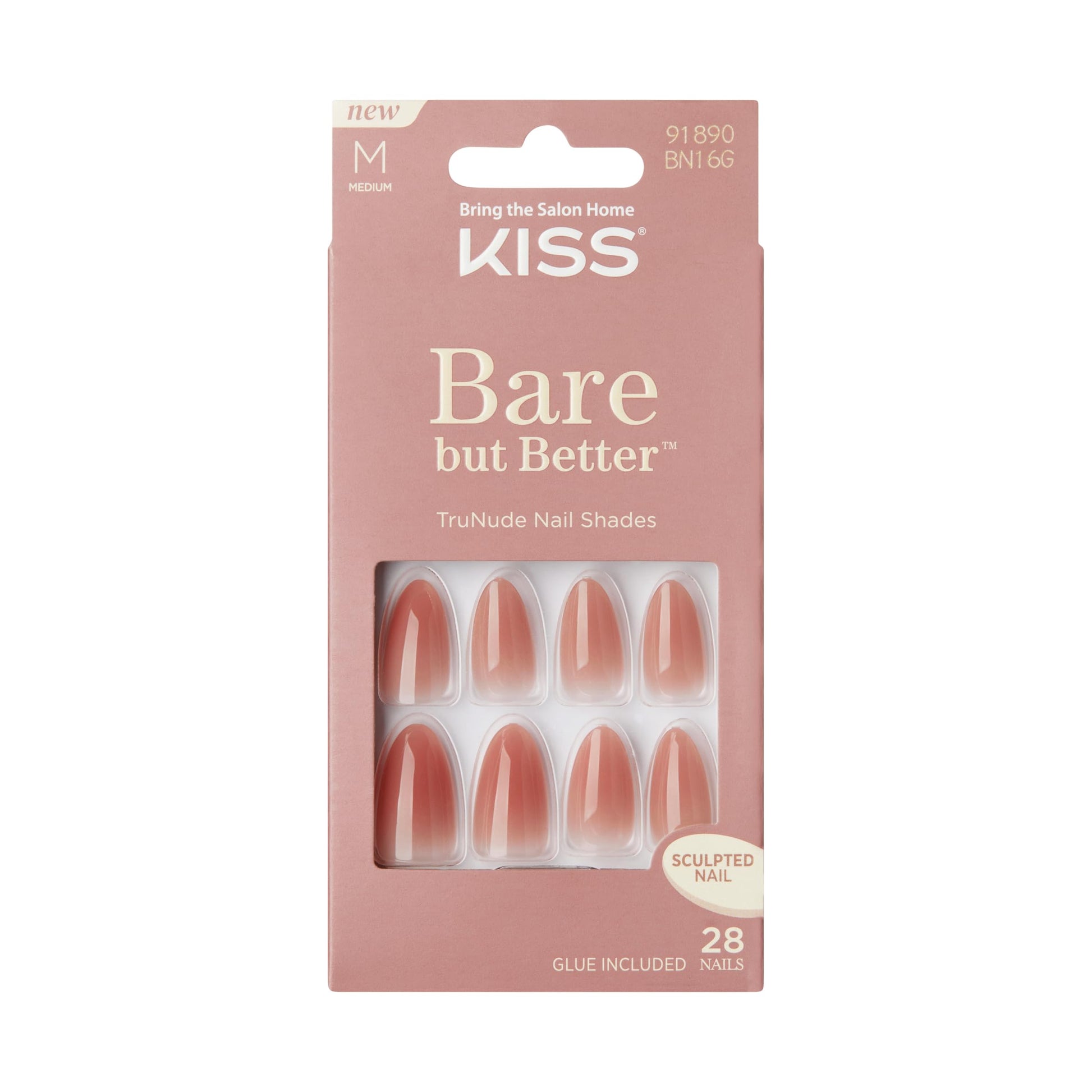 KISS BareBut-Better Nails Fairest Nude BN16
