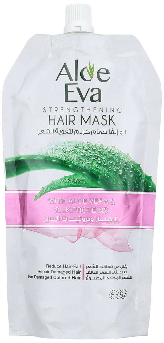 Aloe Eva Strengthening Hair Mask Pouch With Aloe Vera & Silk Proteins 250 Gm
