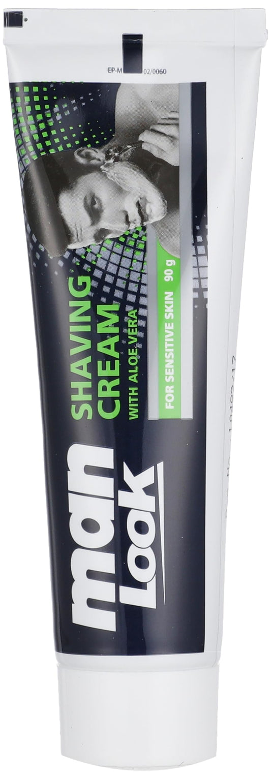 MANLOOK Shaving Cream With Aloe Vera 90 Gm (Special Offer)