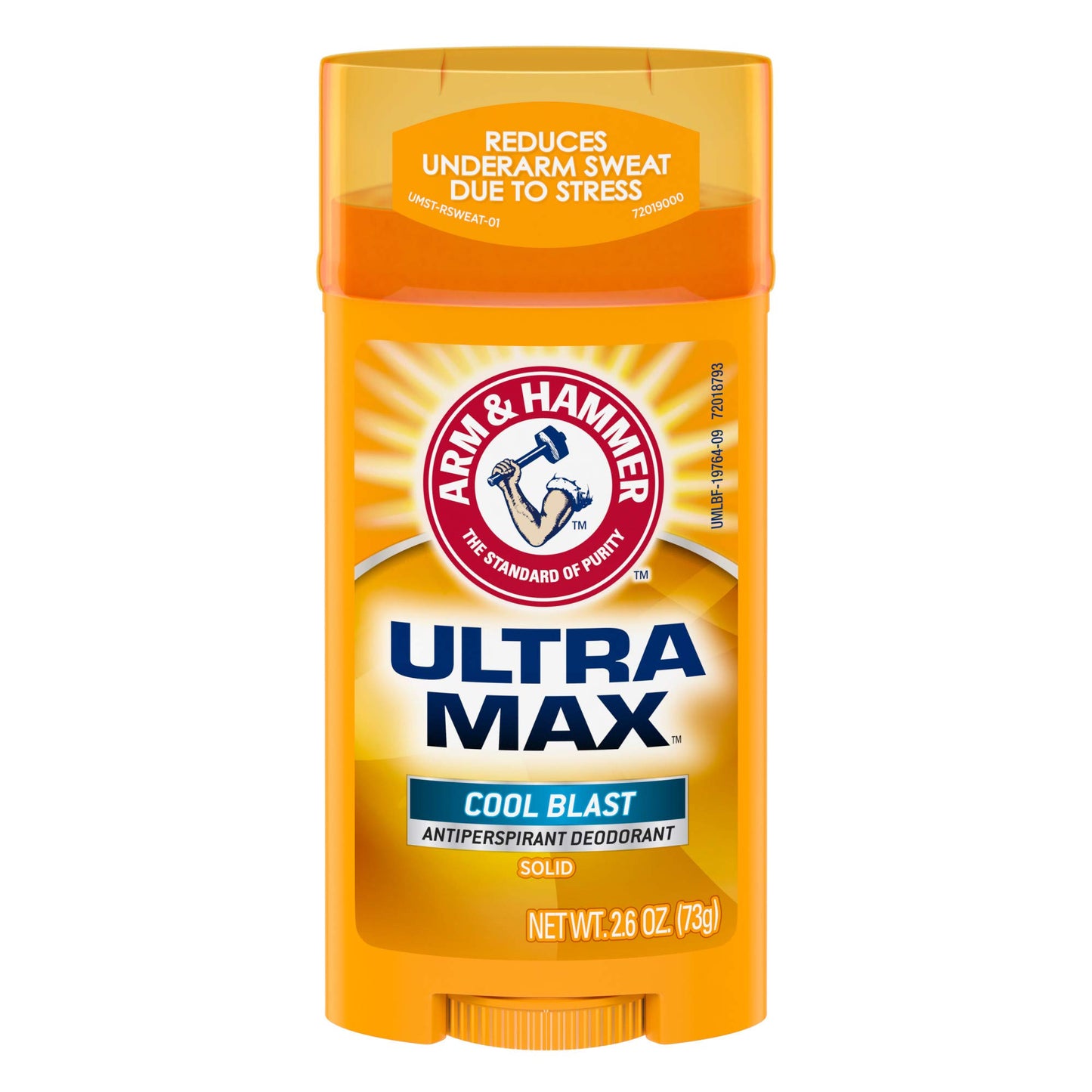 ARM & HAMMER Ultra MAX Deodorant- Cool Blast- Solid - 2.6oz- Made with Natural Deodorizers