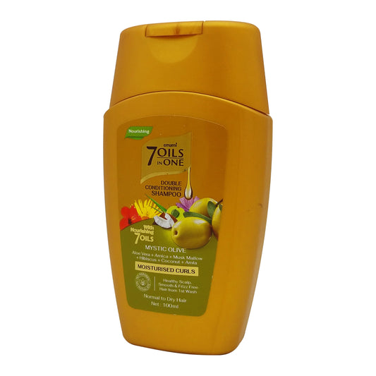 Emami 7 Oils in One Double Conditioning Shampoo Mystic Olive 100 ML