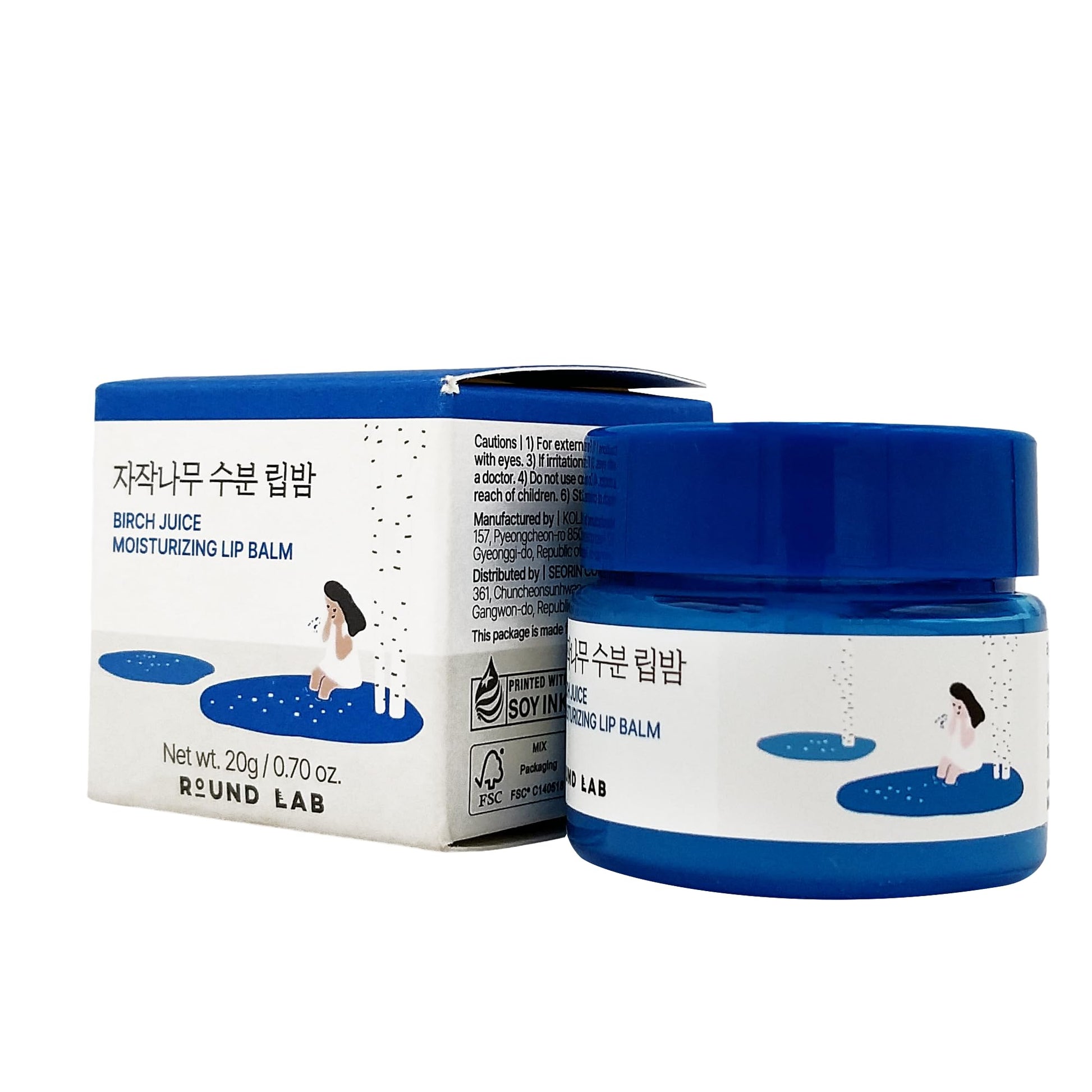 ROUND LAB Birch Juice Moisturizing Lip Balm 20g