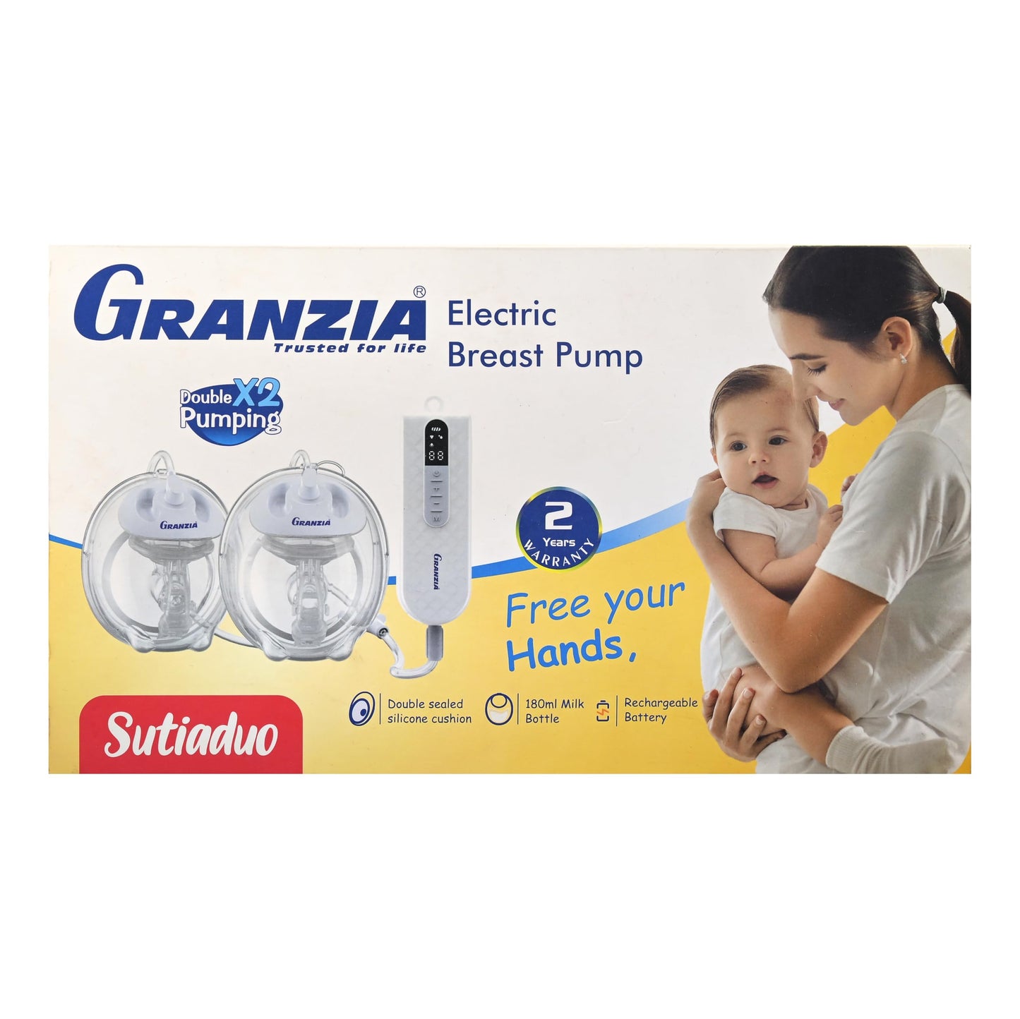 Granzia Sutiaduo X2 Wearable Digital Breast Pump