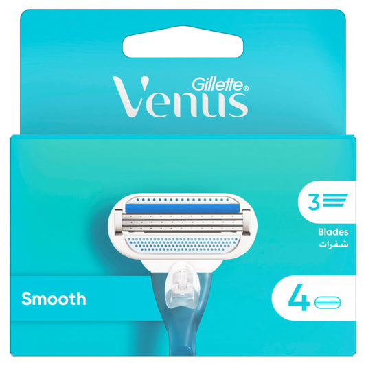 Gillette Venus Smooth 3 Blades 4pcs