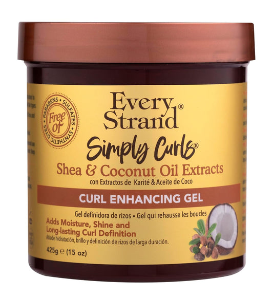 Every Strand Simply Curls Coco Oil/Shea Curl Creme, 15 Ounce