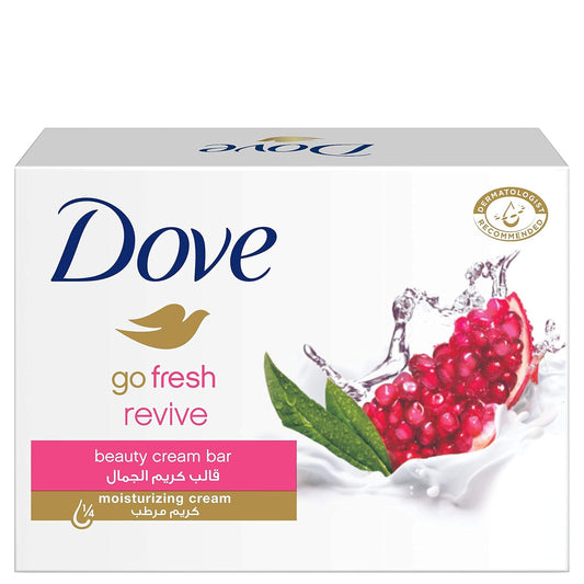 Dove Go Fresh Natural Beauty Cream Bar Soap Revive with Pomegranate, 125g