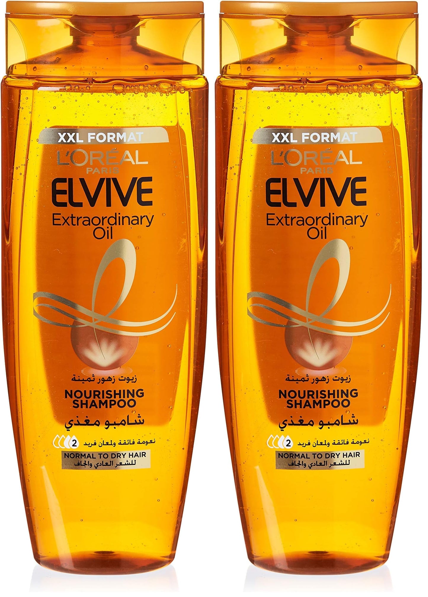 L’Oréal Paris L'Oréal Paris Elvive Extraordinary Oil Nourishing Shampoo, 600 ml (Pack of 2)