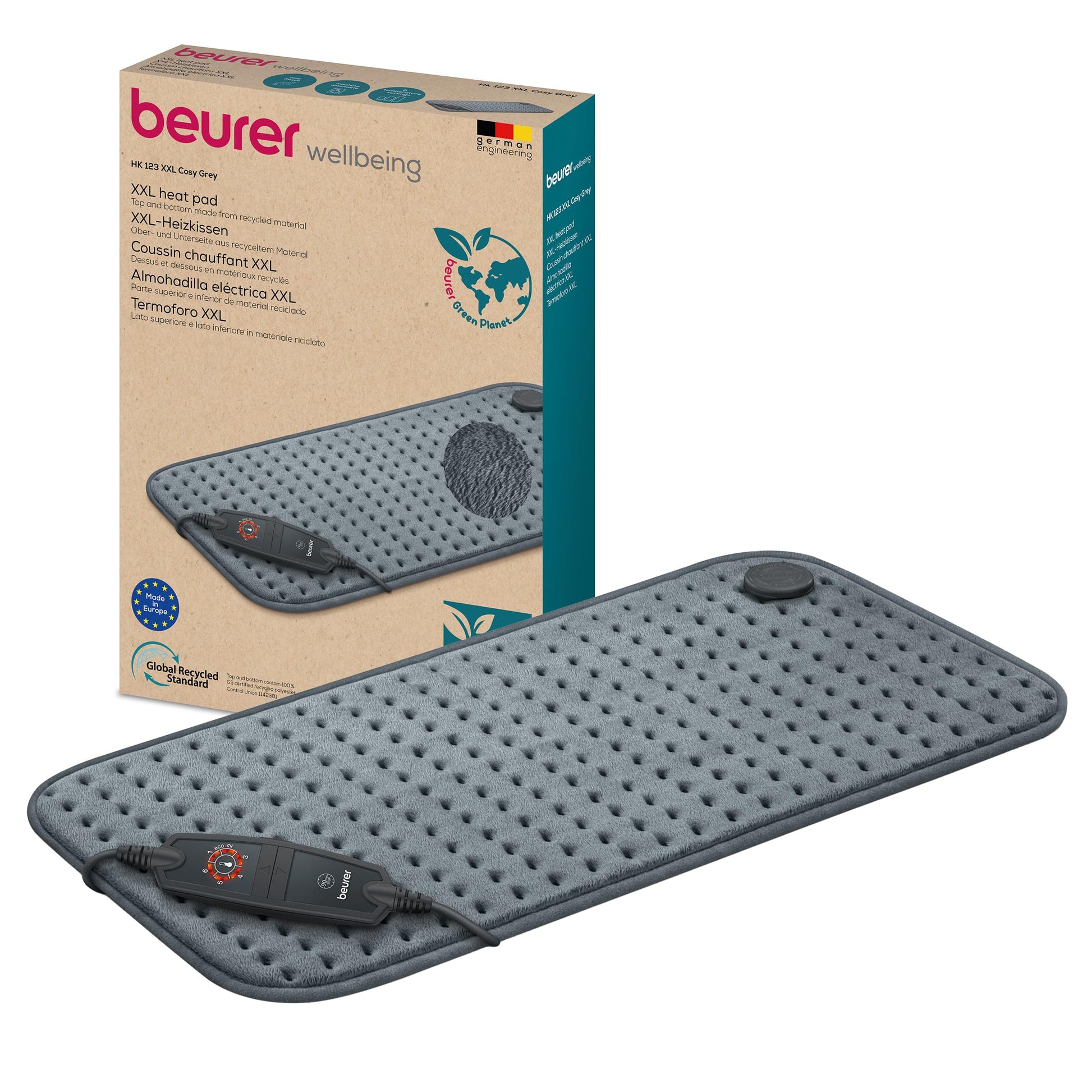 Beurer HK123 XXLCosy Grey heat pad