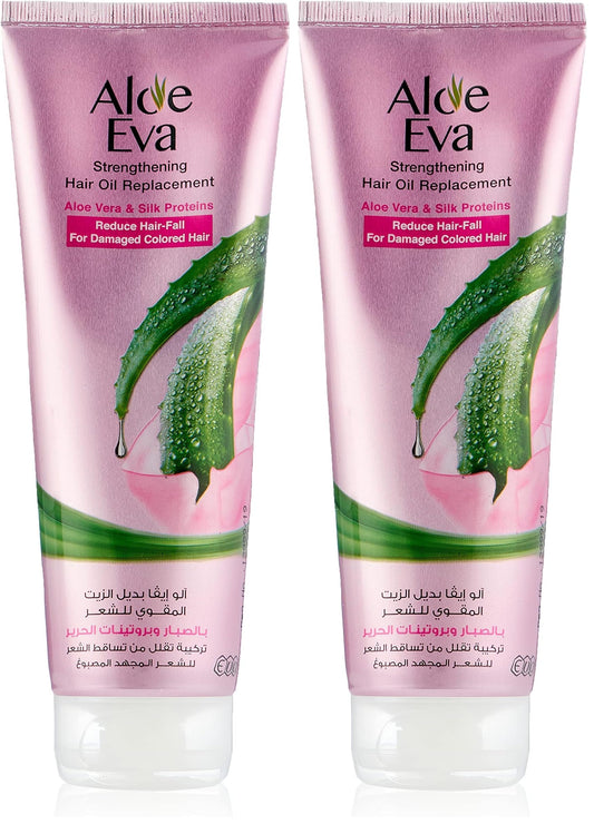 Aloe Eva Strngthning Hair Oil Replcemnt Aloevera And Silk Proteins, 250Ml - Package May Vary (Pack of 2)