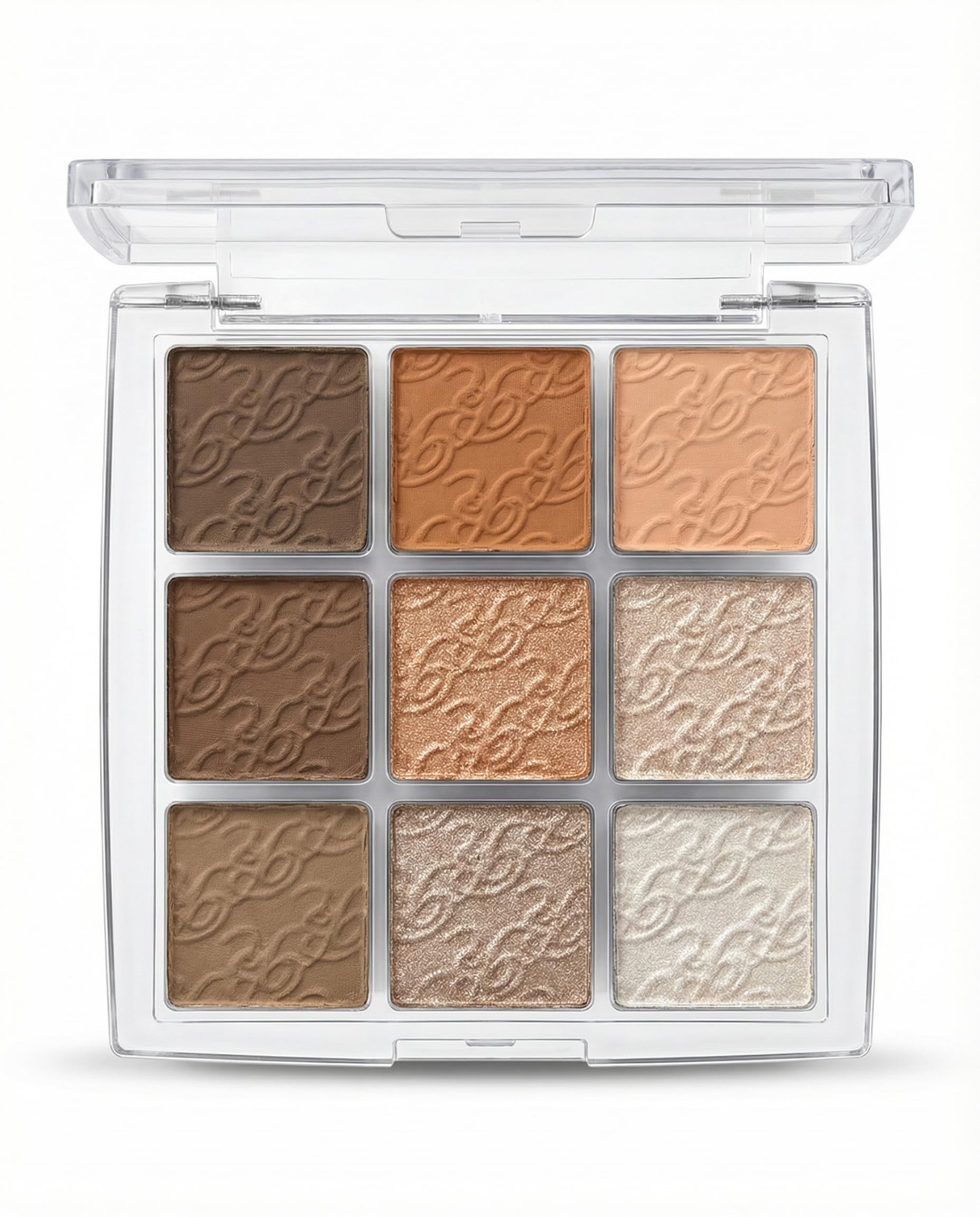 Rose Berry Luxe Eyeshadow Palette, 9 Colour Warm Neutral Tones with Matte and Shimmer Finishes, B