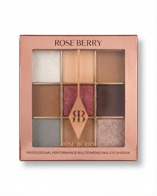 Rose Berry Professional Performance Multidimensional Eye Shadow Palette, B