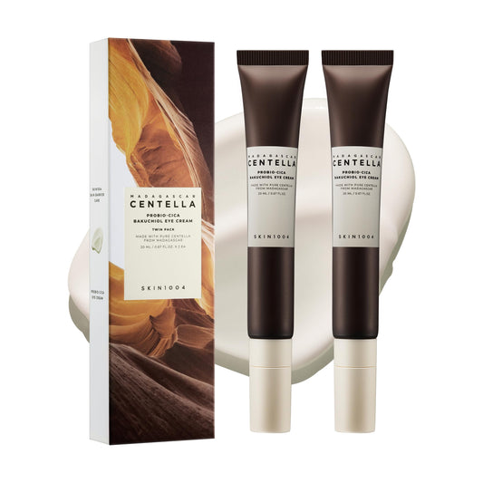 SKIN1004 Madagascar Centella Probio-Cica Bakuchiol Eye Cream Twin Pack (20ml*2)
