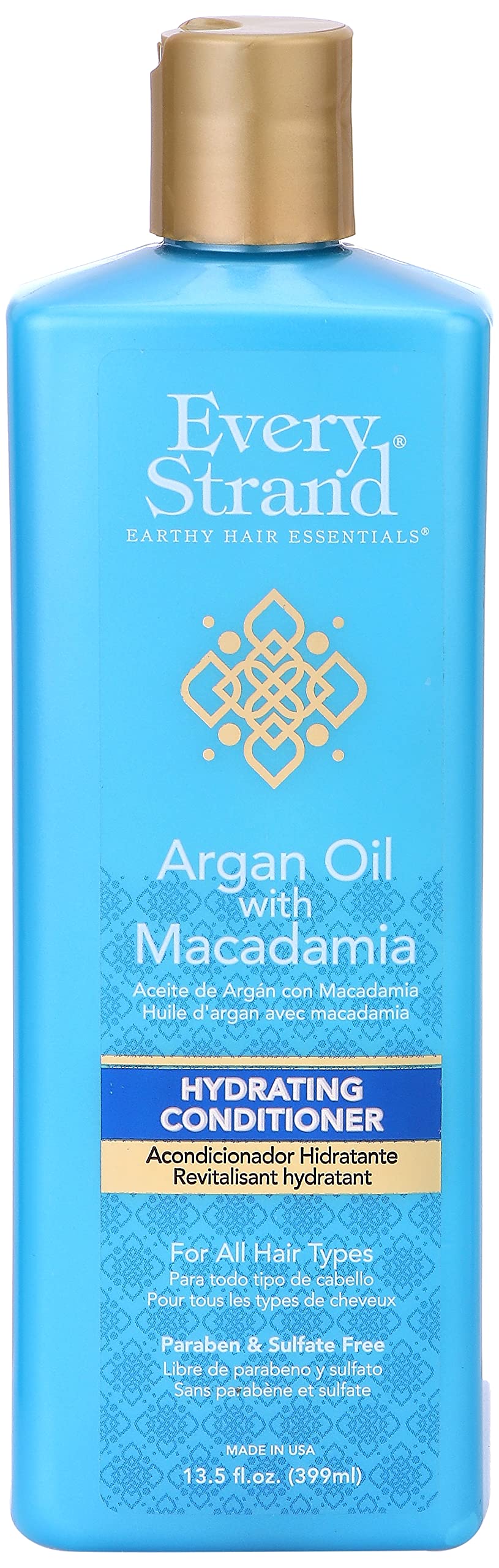Every Strand Argan Oil With Macadamia Hydrating Conditioner, 13.5 Fl Ounce, 13.5 Ounce