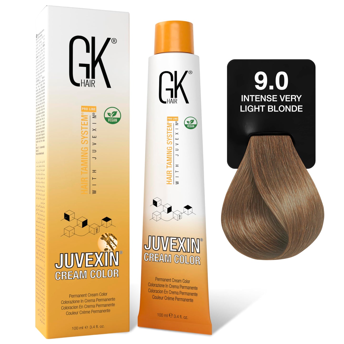 GK HAIR Color - 9.0 Intense Very Light Blonde