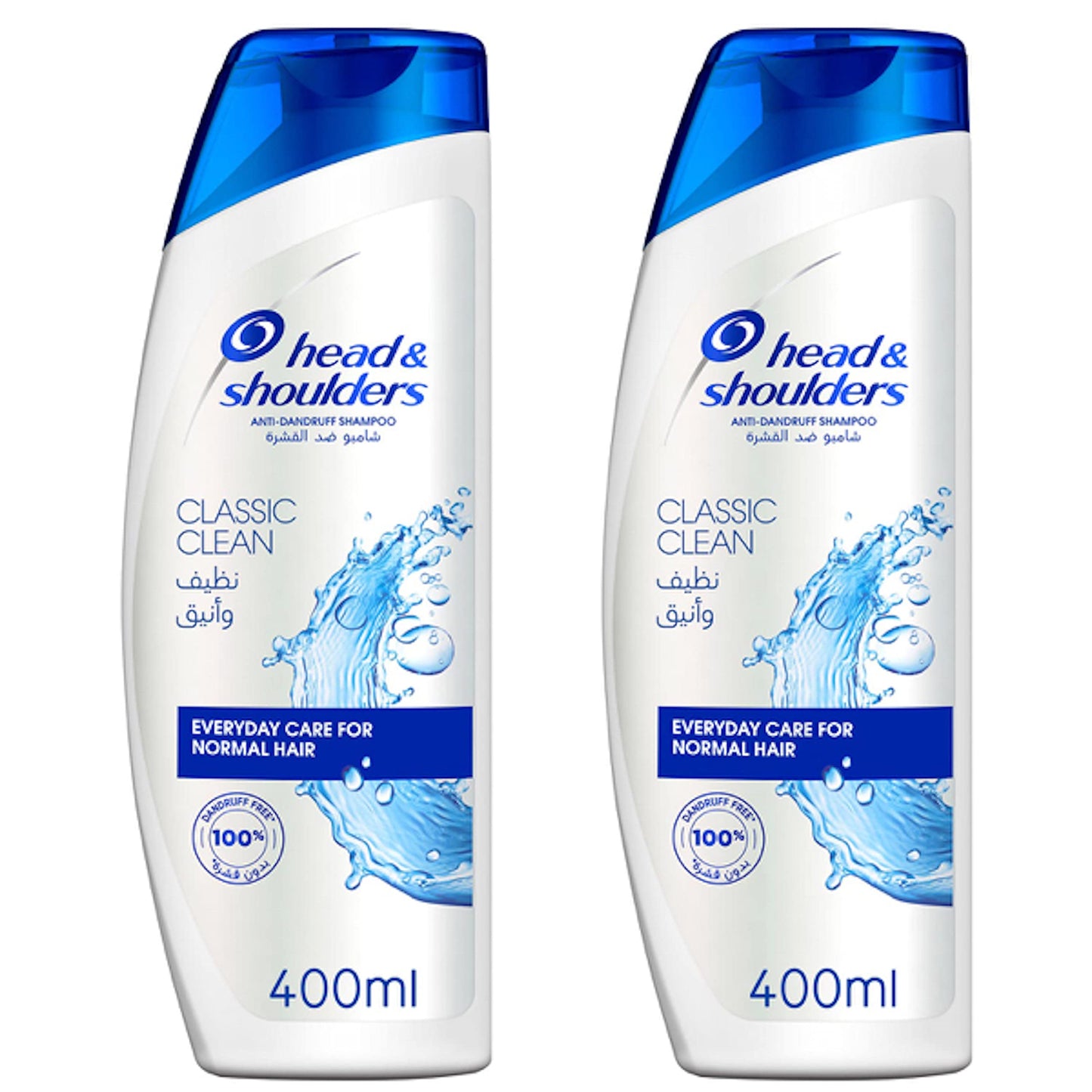 Head & Shoulders Classic Clean Anti-Dandruff Shampoo, 2 X 400ml