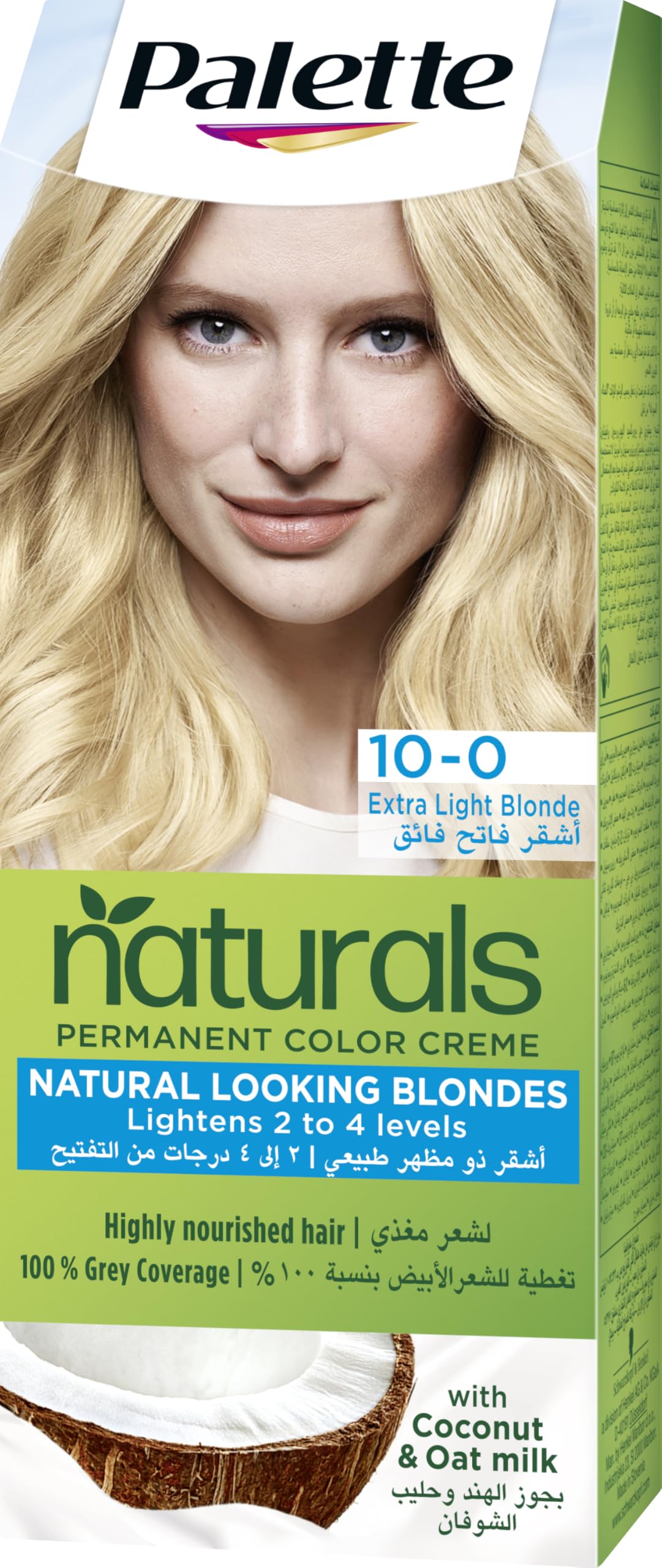 Palette Permenant Natural Colour 10-1 Extra Light Blonde 50 ml