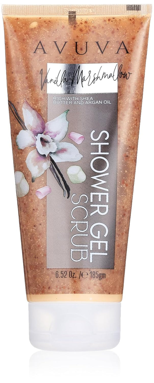 Avuva shower scrub vanilla marshmallow 185m
