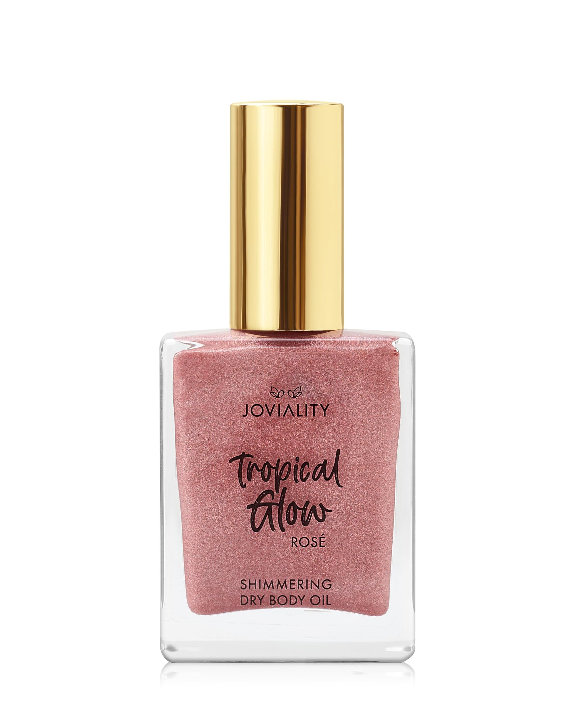 Joviality Natural Tropical Glow Bronzing Shimmering Dry Oil - Rose with non-greasy texture