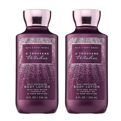 Bath & Body Works and 2 Pack A Thousand Wishes Super Smooth Lotion 8 Oz
