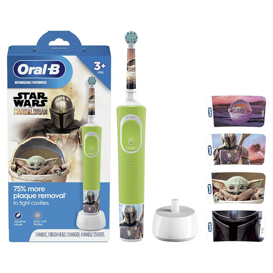 Oral-B Kids Electric Toothbrush featuring Star Wars, for Kids 3+ (Packaging May Vary)
