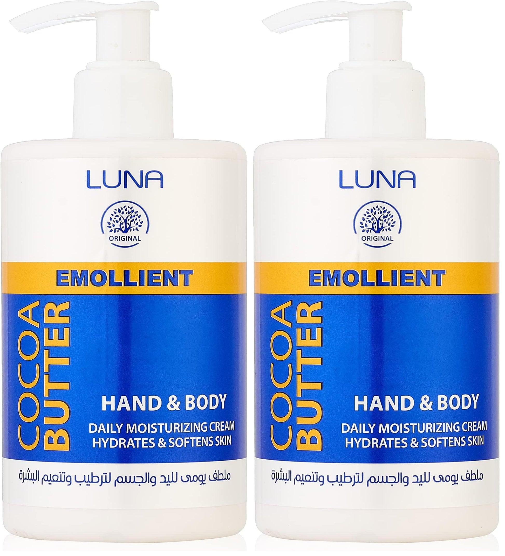 Luna Hand & body cream with cocoa butter 300 gm (Pack of 2)