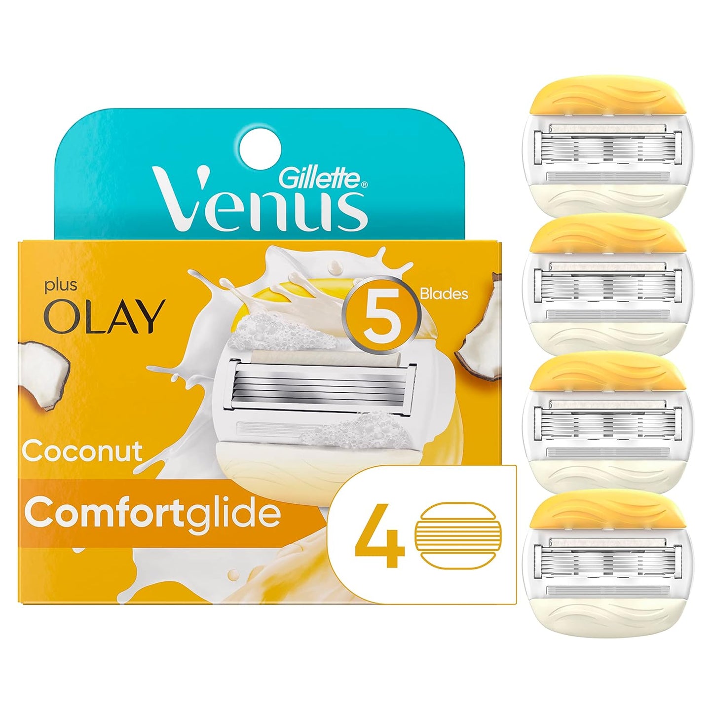 Gillette Venus And Olay Razor Blade Refills - 4 Count
