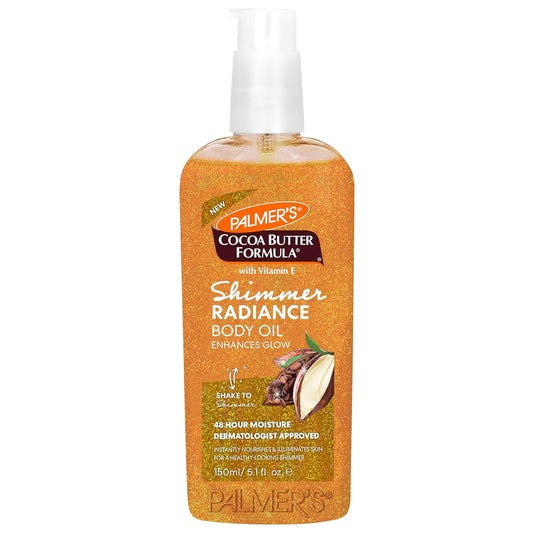 Palmer's Cocoa Butter Formula Shimmer Body Oil - Moisturizing Body Oil with Shine, 150 ml