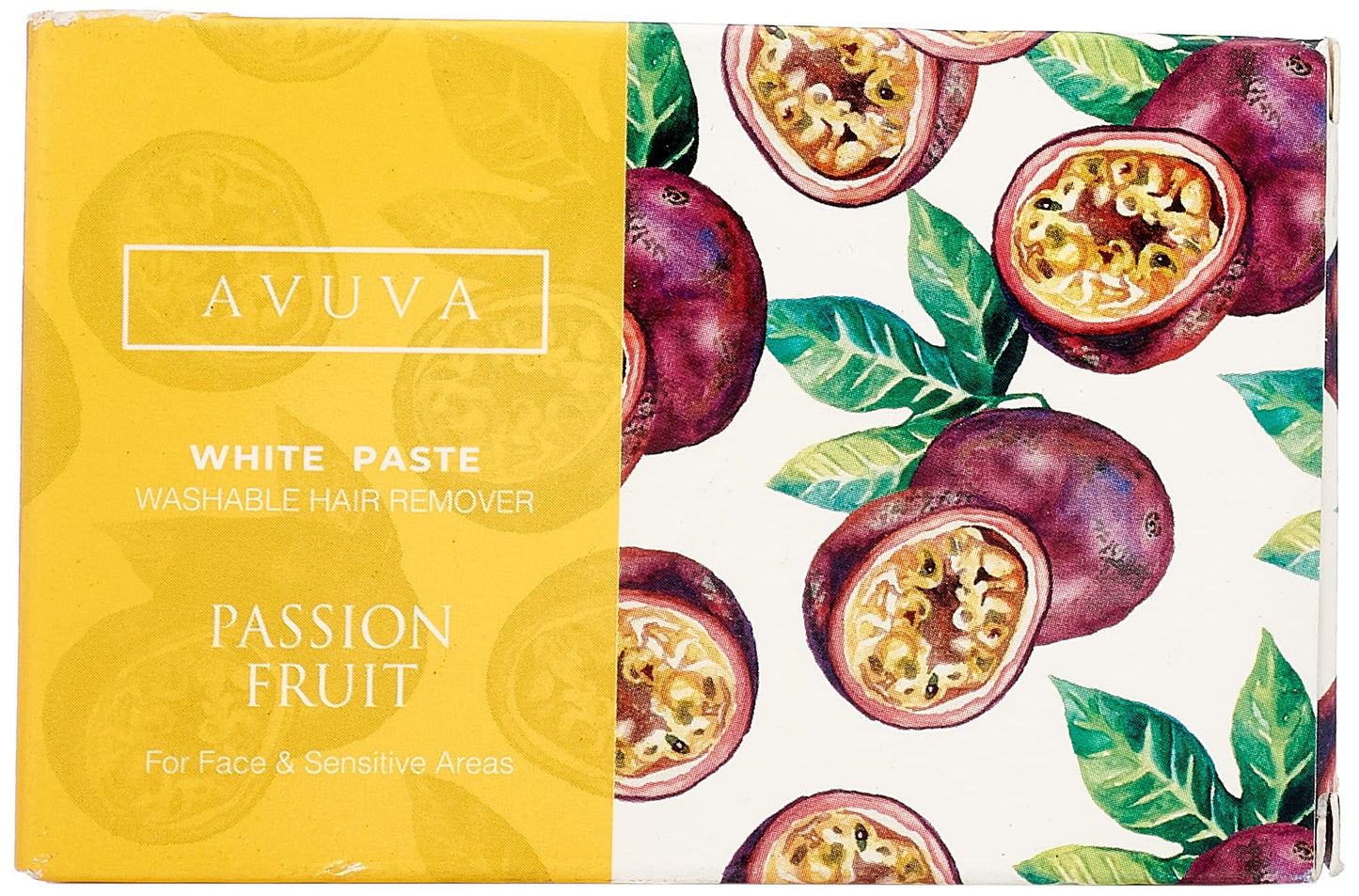 Avuva white paste hair removal - 100 gm- passion fruit