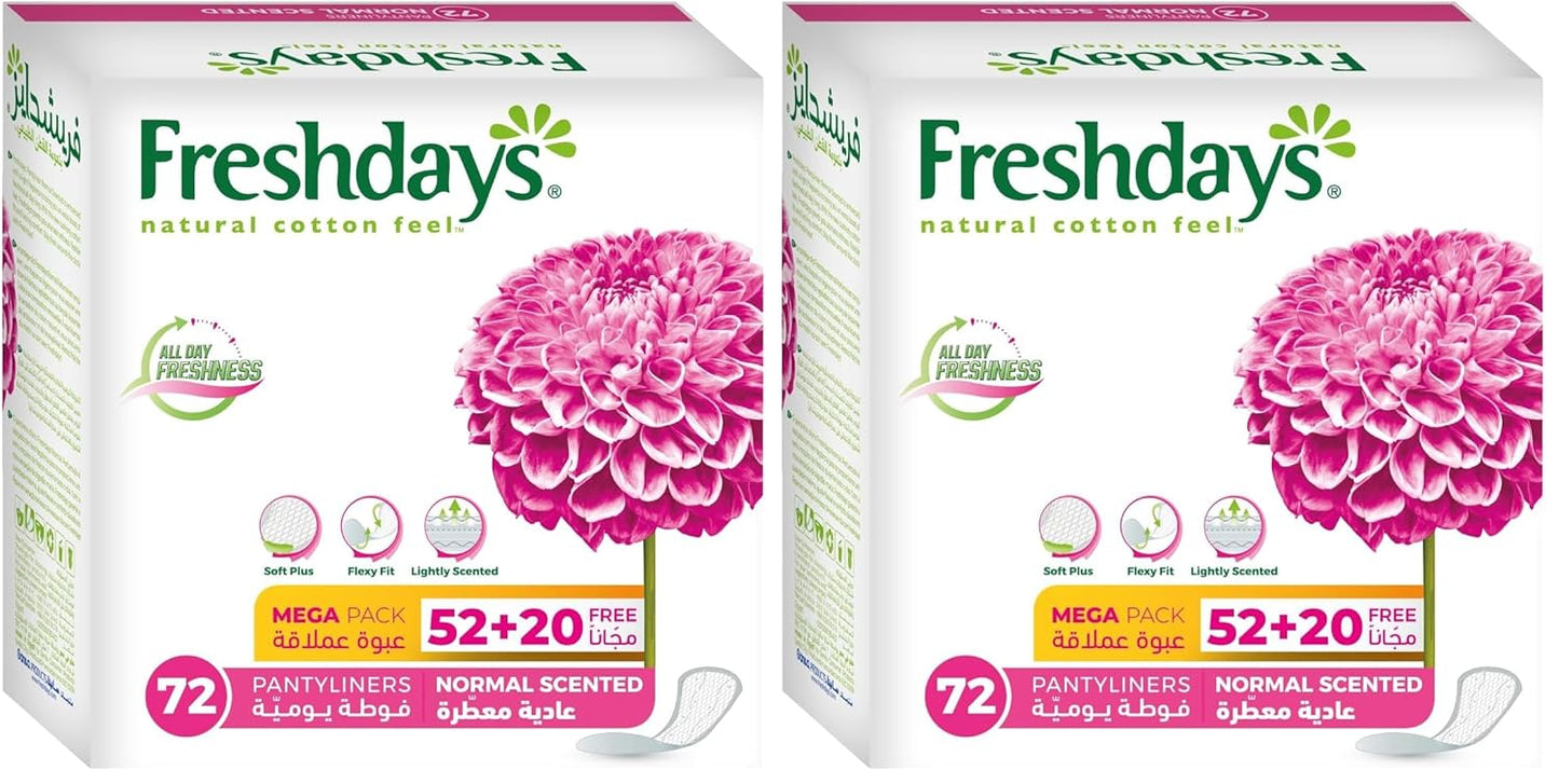 Freshdays Normal Scented 72 Pads (Pack of 2)