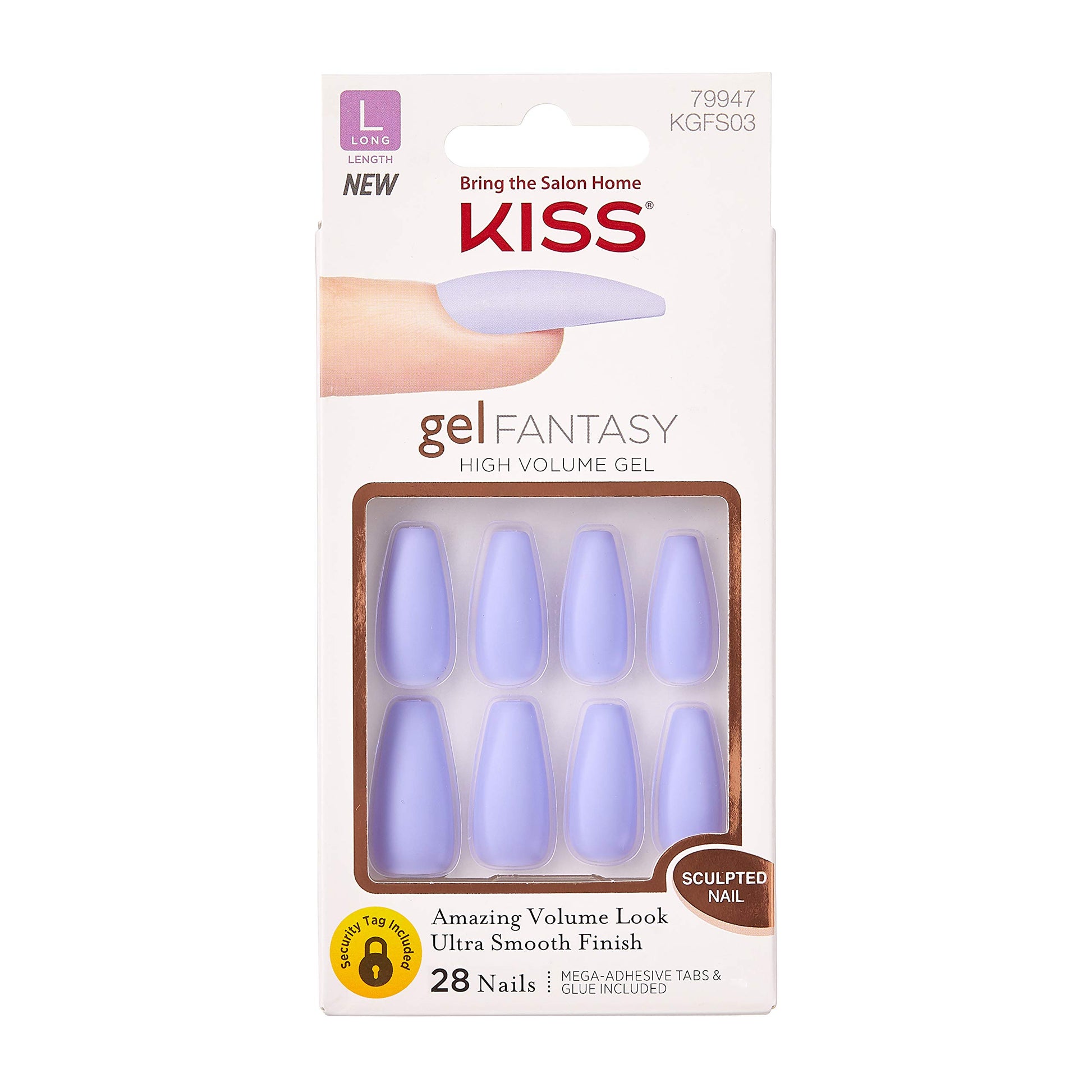 KISS KS Gel Sculpted Nails - Night After KGFS03