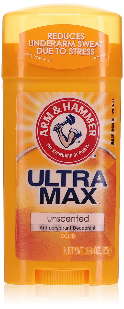 ARM & HAMMER Ultra Max Antiperspirant Deodorant Unscented 73g