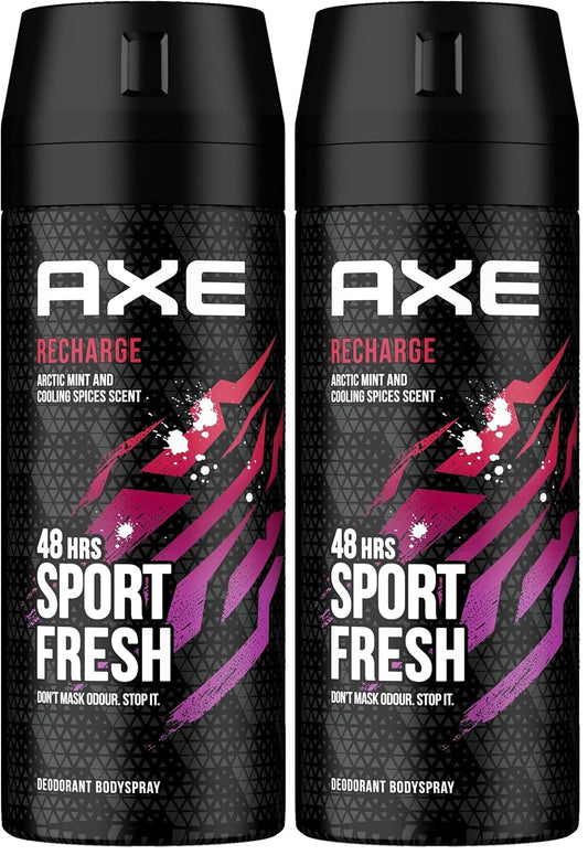AXE Body Spray for Men Recharge 150ML (Pack of 2)