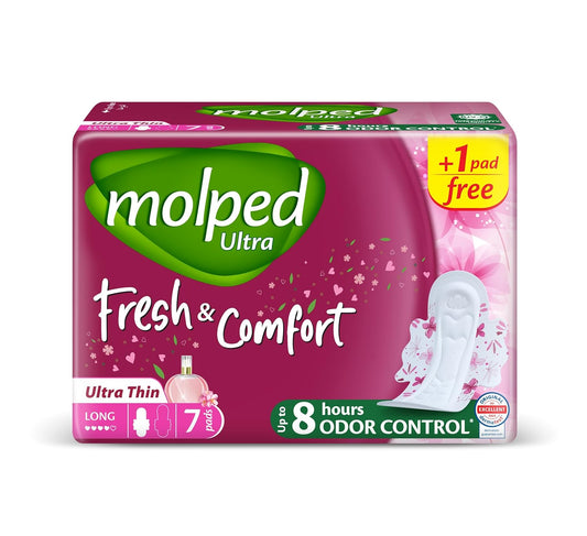 Molped Ultra - Fresh & Comfort - Single Pack - Long - 7 Pads