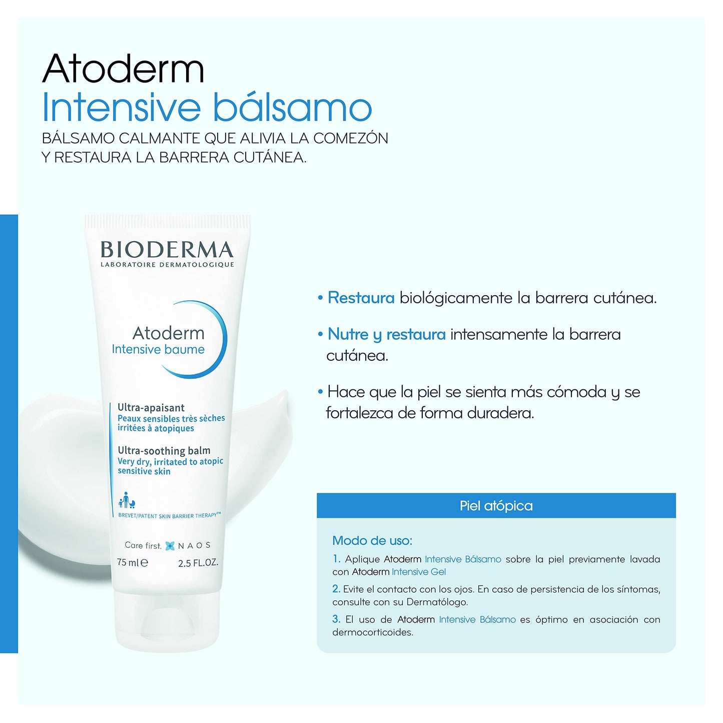 Bioderma Atoderm Intensive Baume 75Ml