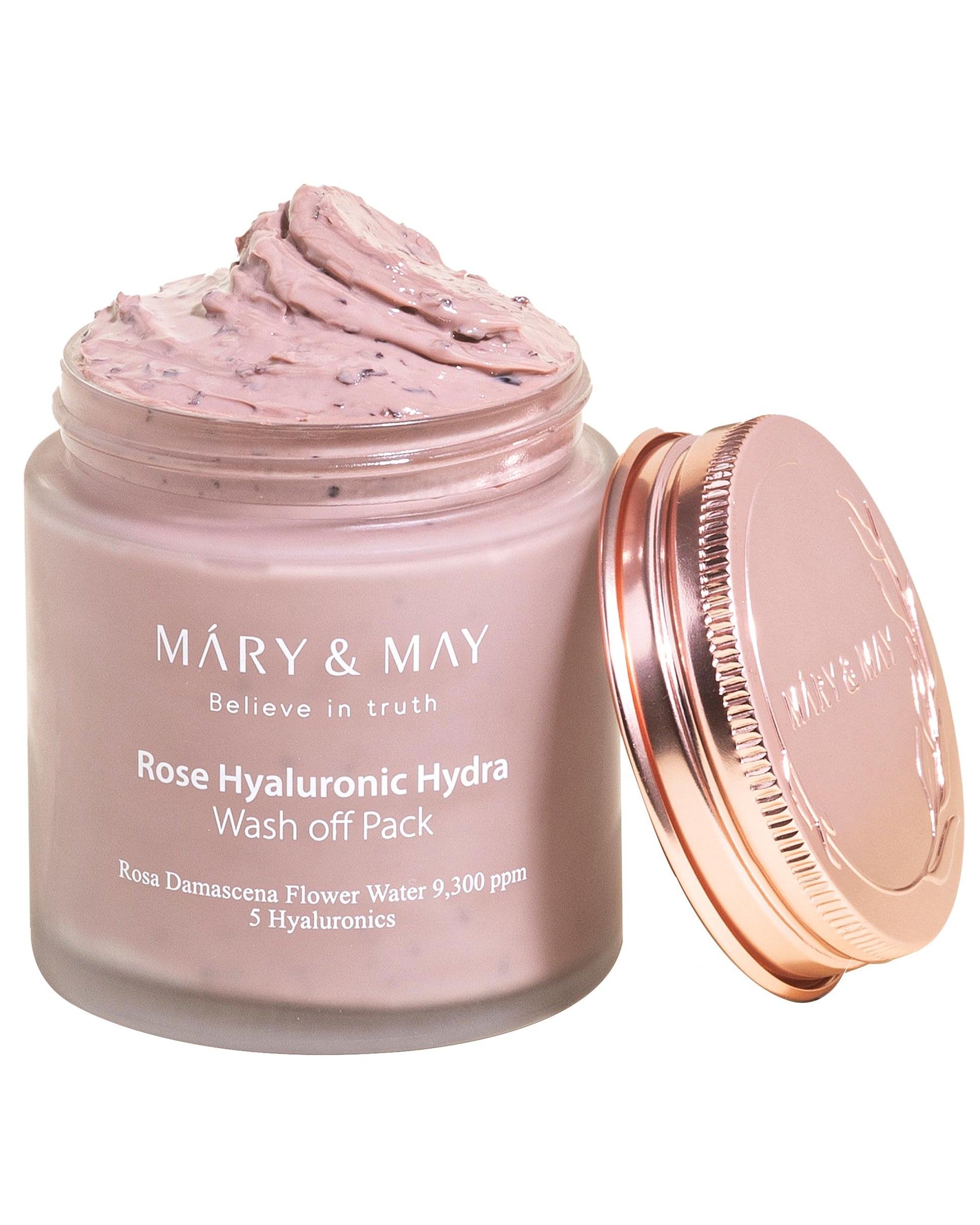 Mary & May Vegan Rose Hyaluronic Hydra Wash Off Pack 125g