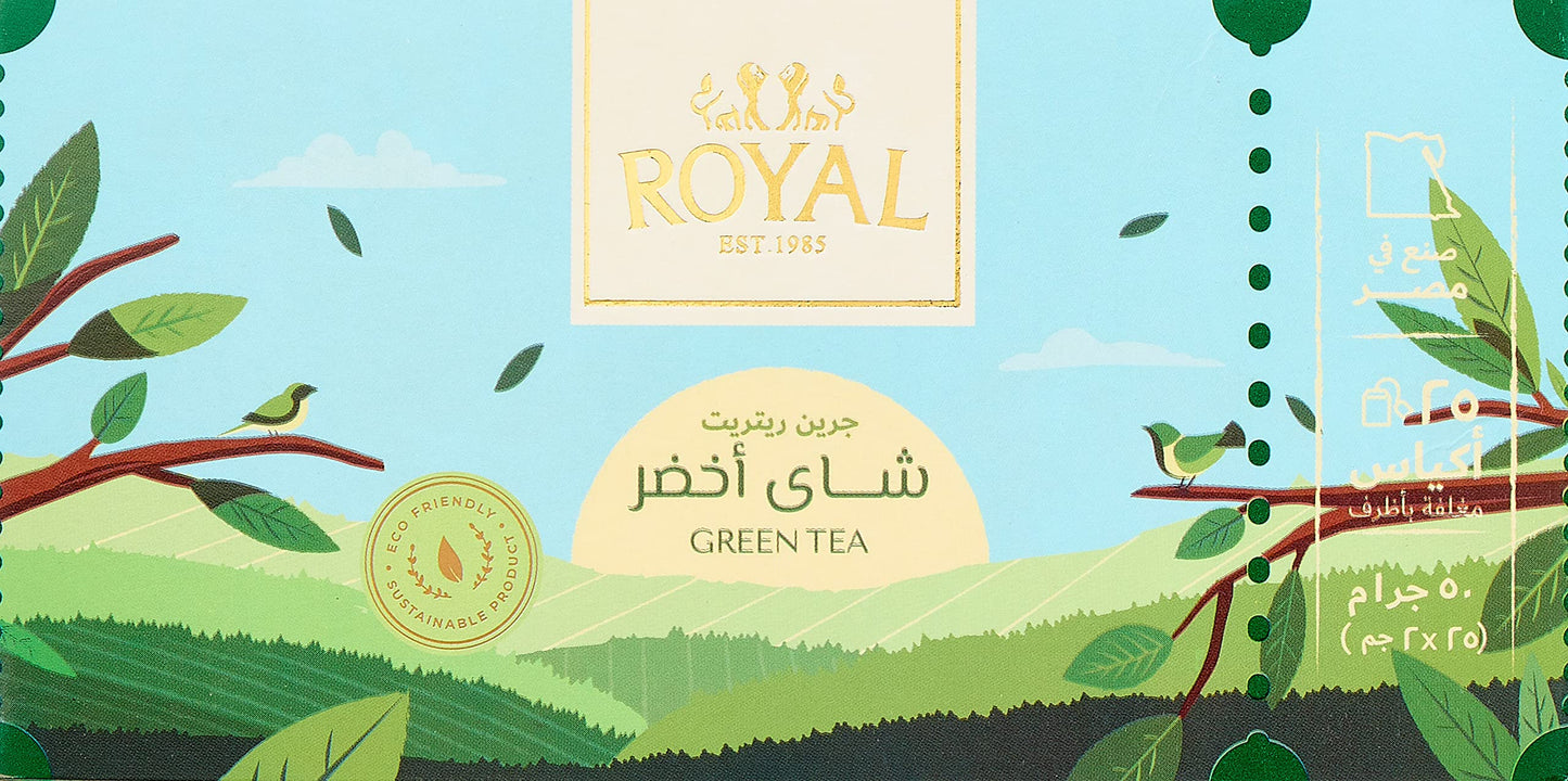 Royal Herbs green tea, 25 bags