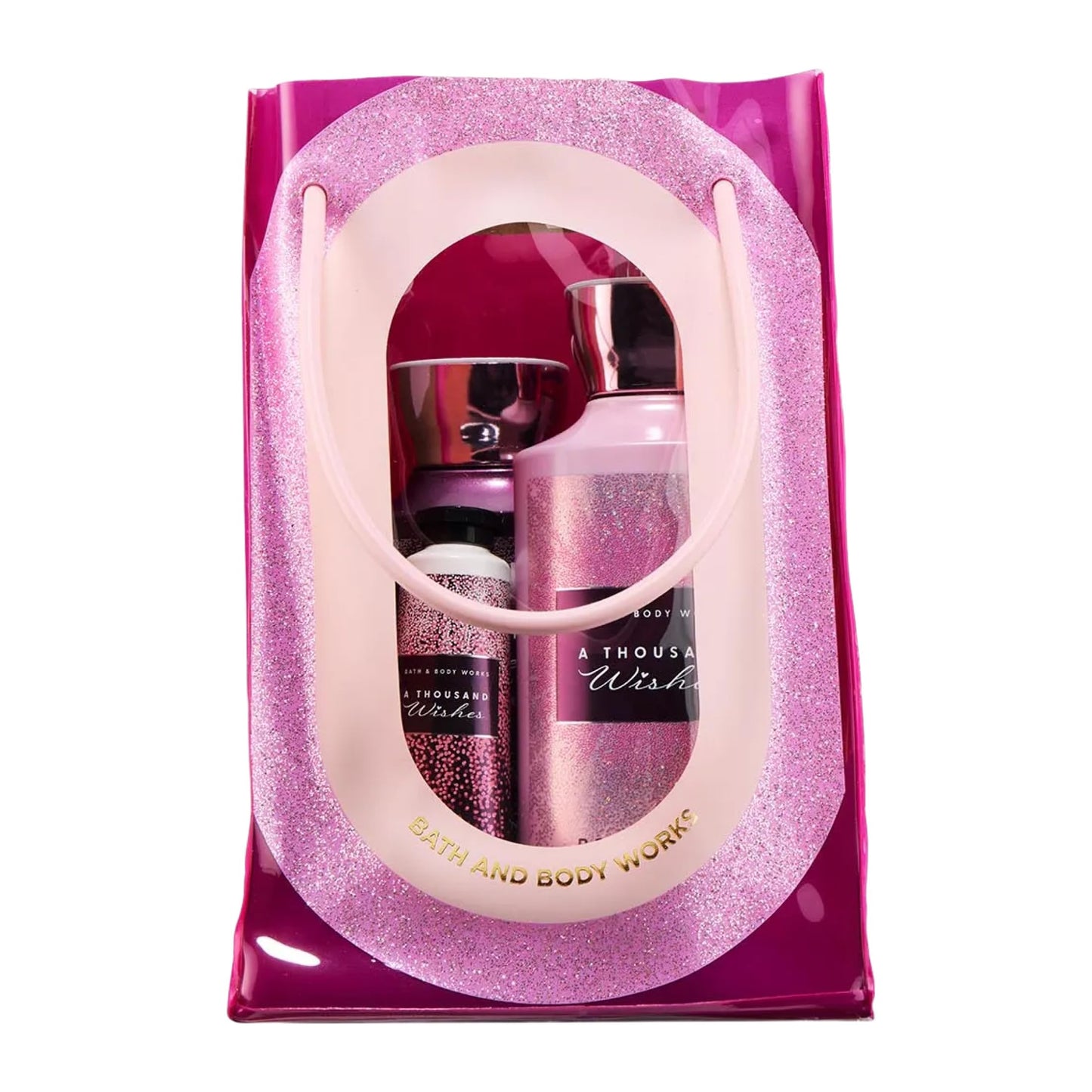 Bath & Body Works and A Thousand Wishes Gift Set- Lotion, Shower Gel, Cream,Fine Fragrance Mist - FULL SIZE