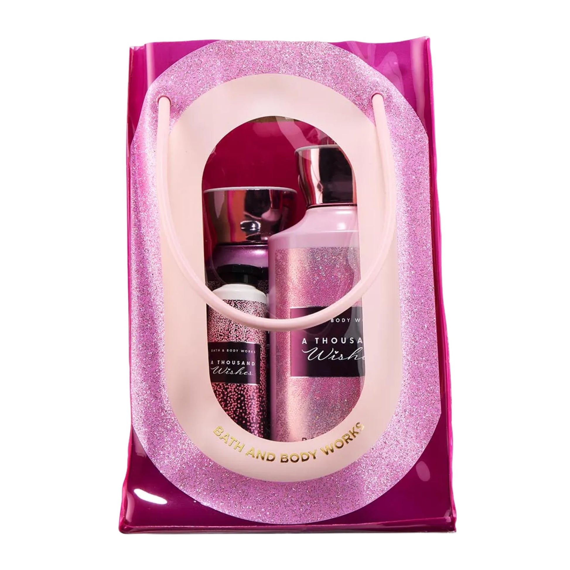 Bath & Body Works and A Thousand Wishes Gift Set- Lotion, Shower Gel, Cream,Fine Fragrance Mist - FULL SIZE
