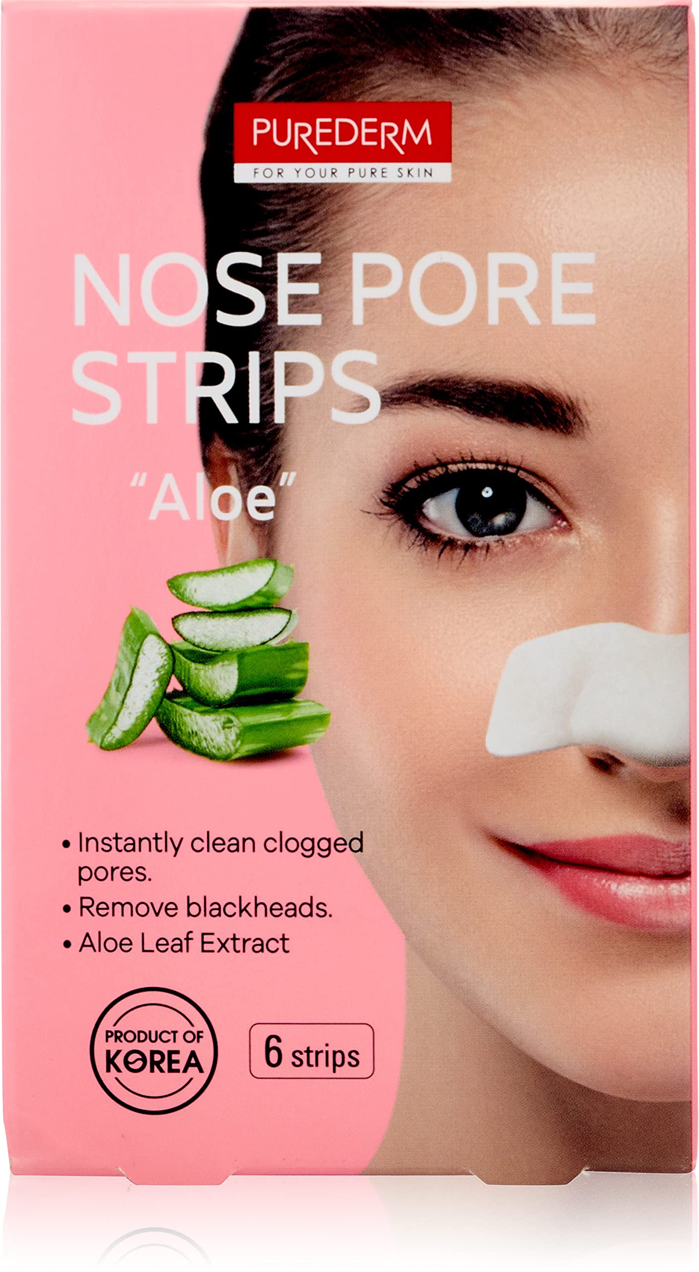 Purederm Botanical Choice Nose Pore - Strips, 6 Pieces
